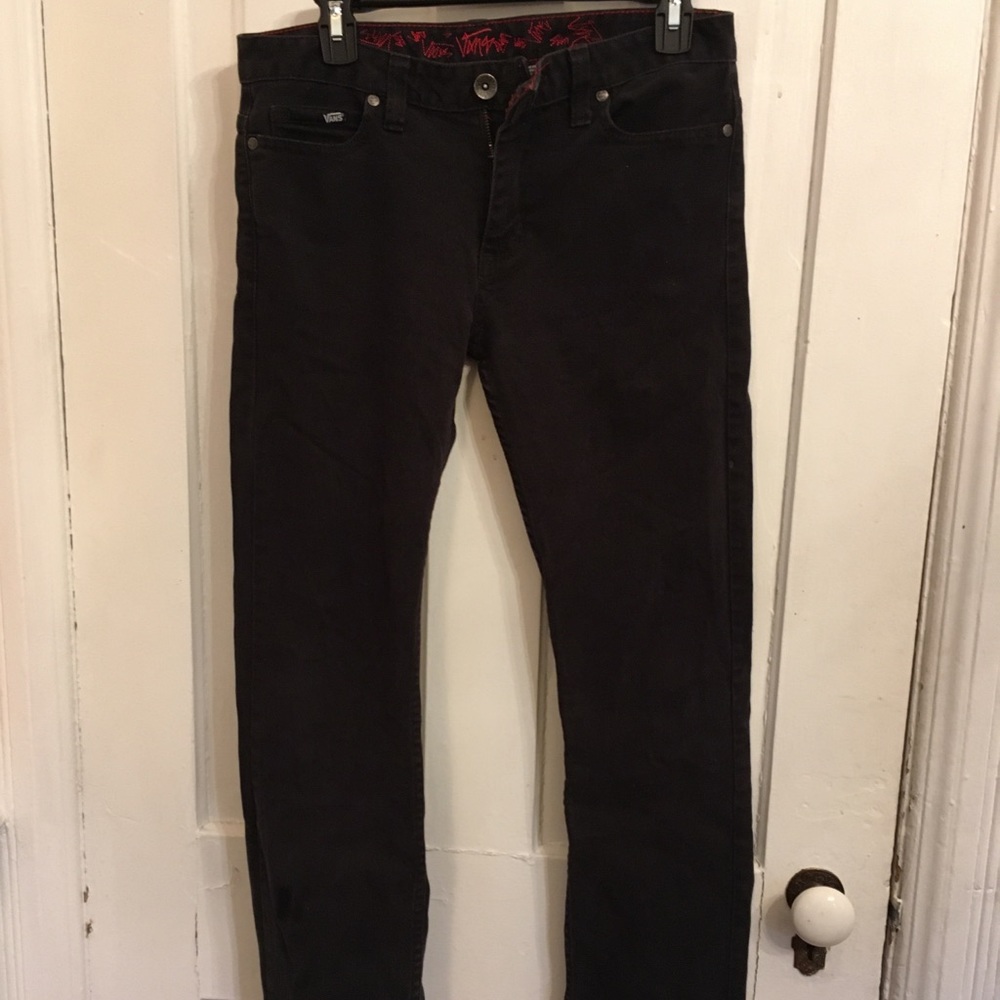 Stretchy Skinny Jeans 28x30 Black Vans